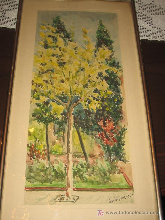 Arte: DAVID MERCADE - ACUARELA ORIGINAL - Foto 1