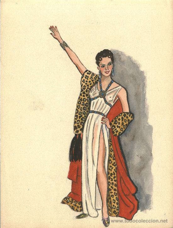 Arte: Burlesque (Capa roja con forro de leopardo) - Foto 1
