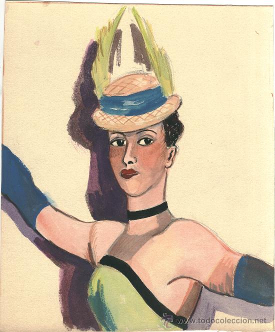 Arte: Burlesque (Hermes) | Acuarela - Foto 1