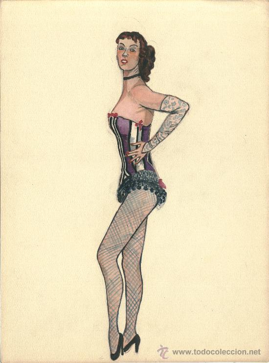 Arte: Burlesque (Mujer con cors&eacute;) - Foto 1