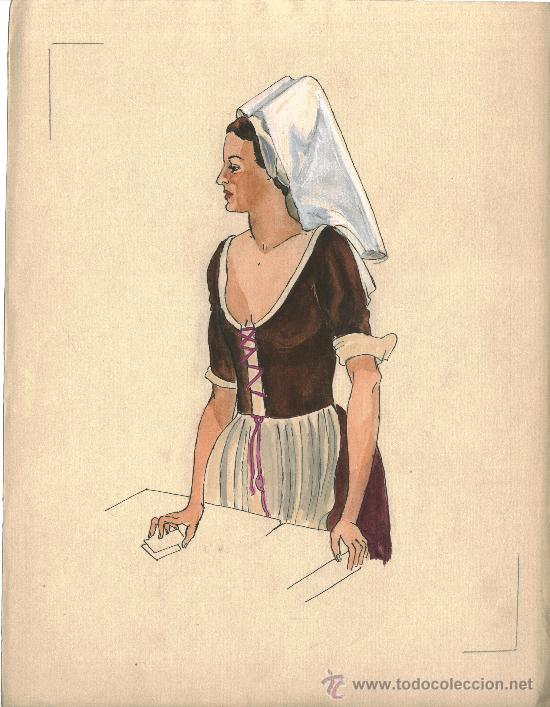 Arte: Doncella con cartas - Foto 1