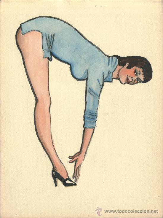 Arte: Pin-up (Flexi&oacute;n con jersey. 1957) - Foto 1
