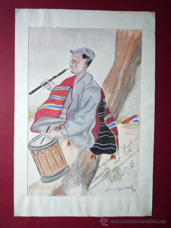 Arte: VACH. ACUARELA ORIGINAL - Foto 1