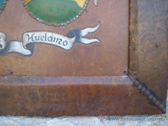Arte: ESCUDO HER&Aacute;LDICO DE APELLIDOS EN CUERO - Foto 7