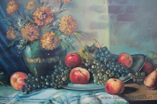Arte: PRECIOSO Y ANTIGUO BODEGON DE FRUTAS - Foto 1