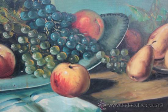 Arte: PRECIOSO Y ANTIGUO BODEGON DE FRUTAS - Foto 5