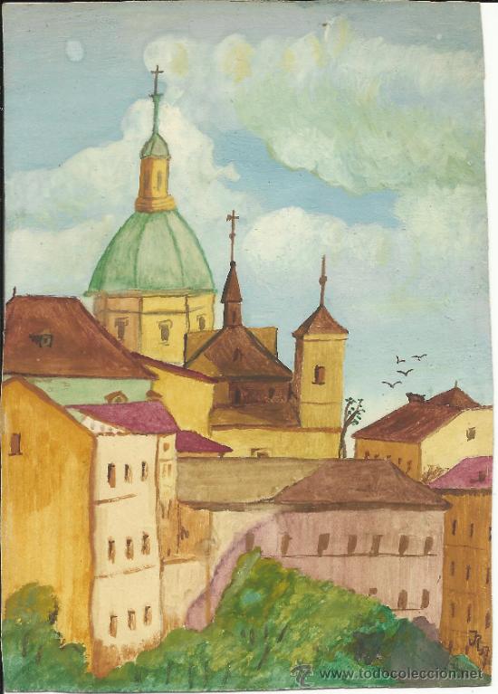 Arte: ANTIGUA ACUARELA - 1947.