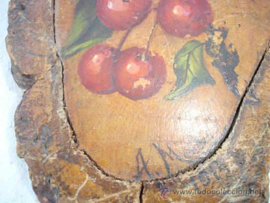Arte: pintura de frutas en madera - Foto 2