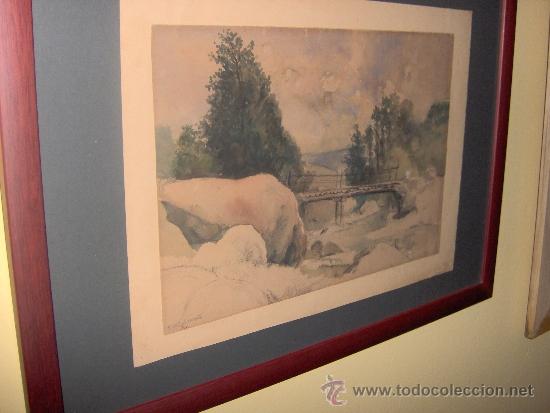 Kunst: UNA  ACUARELA ANTIGUA . PERFECTA.