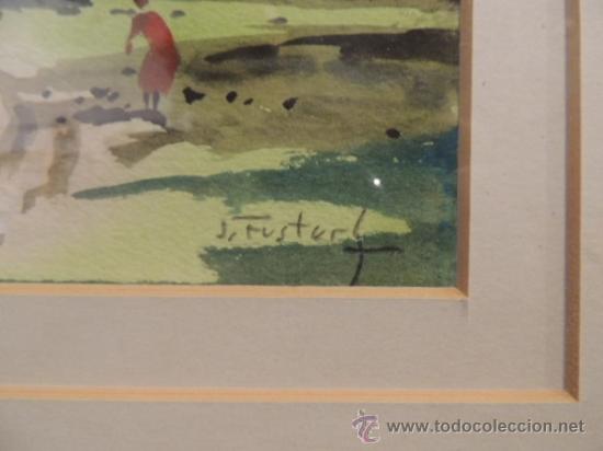 Arte: ACUARELA DE J FUSTER GIMPERA - Foto 3