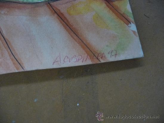Arte: A. Cuspinera. Acuarela. 1997. - Foto 2