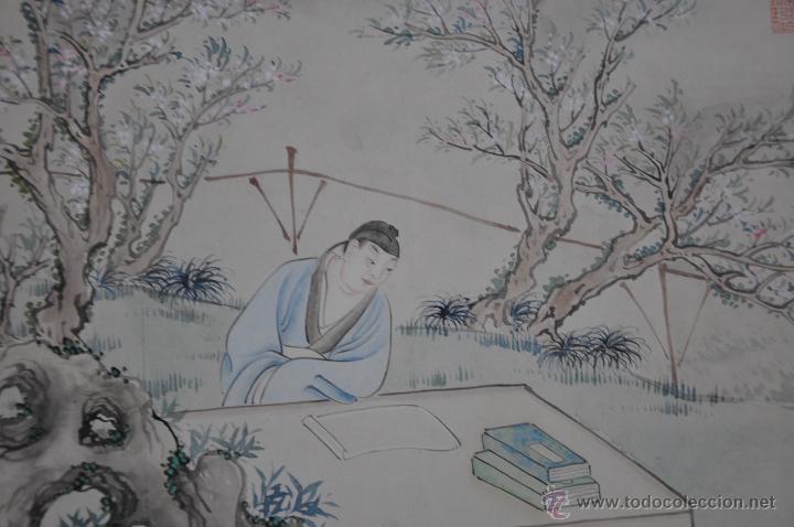 antigua acuarela original japonesa firmada . ja - Buy Contemporary  watercolors of the XX century at todocoleccion - 39746753