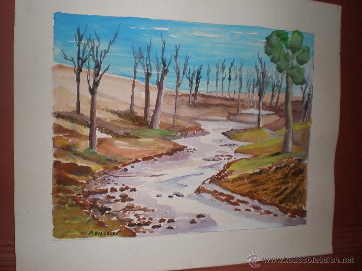 Arte: RIO SERPENTEADO,24 X 30 CMS,ACUARELA - Foto 1