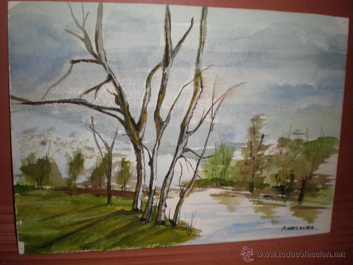 Arte: EL RIO,16 X 22,5 CMS,ACRILICA - Foto 1