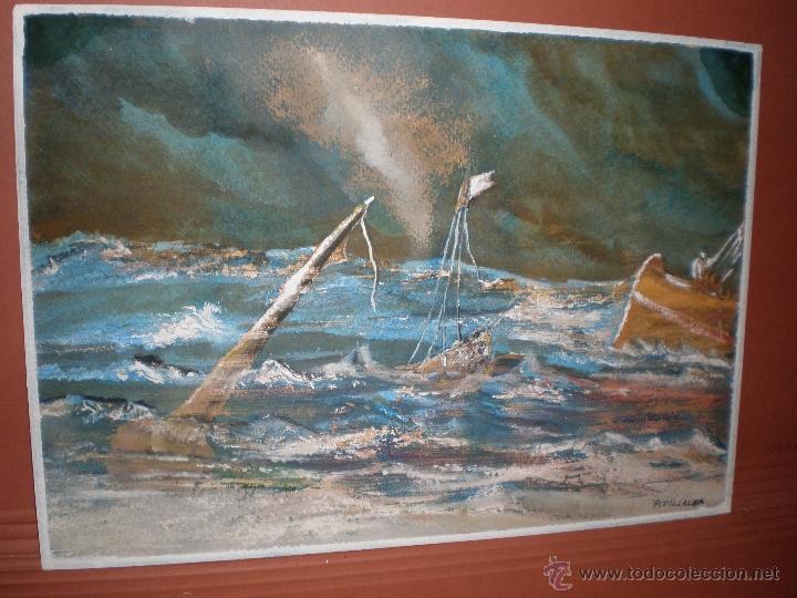 Arte: OLAS,22 X 31,5 CMS,ACRILICA - Foto 1