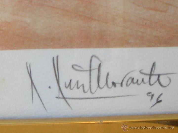 Arte: ACUARELA NUMERADA,FECHADA Y FIRMADA - Foto 4