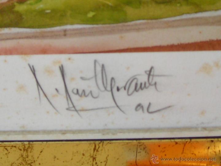 Arte: ACUARELA NUMERADA,FECHADA Y FIRMADA - Foto 4
