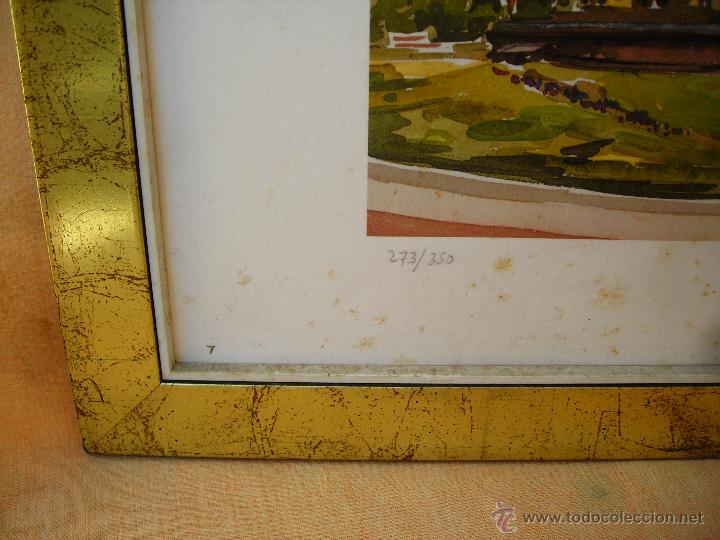 Arte: ACUARELA NUMERADA,FECHADA Y FIRMADA - Foto 5