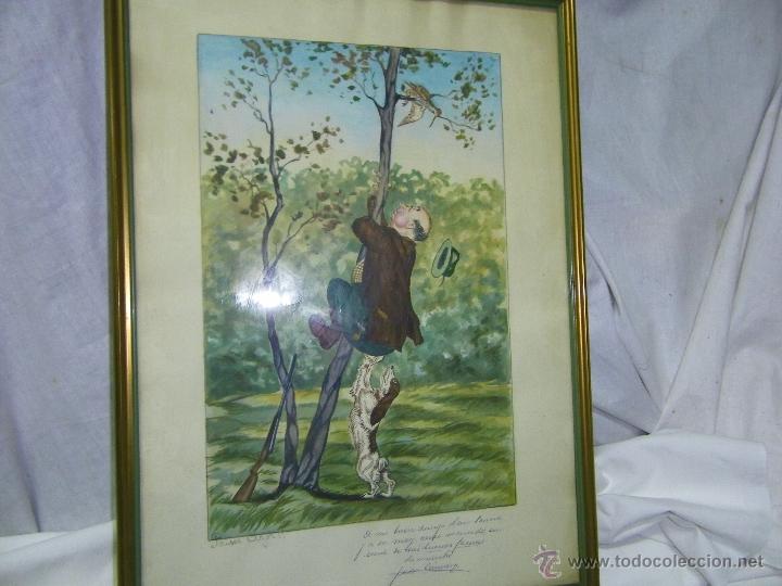 Arte: ACUARELA FIRMADA Y DEDICADA - Foto 1