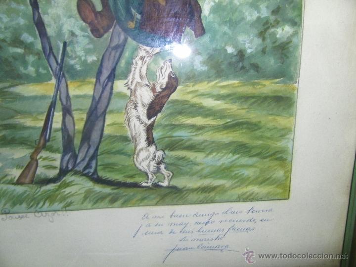 Arte: ACUARELA FIRMADA Y DEDICADA - Foto 2