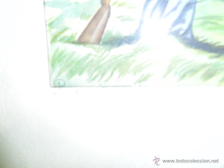 Arte: ACUARELA FIRMADA Y DEDICADA - Foto 7