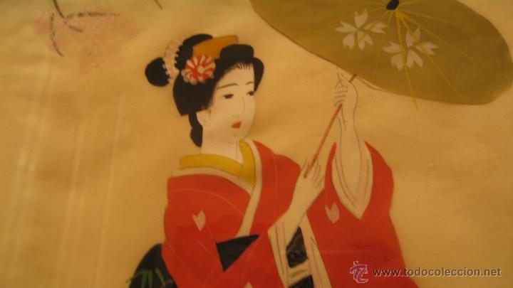 Arte: GEISHA CON SOMBRILLA - Foto 2