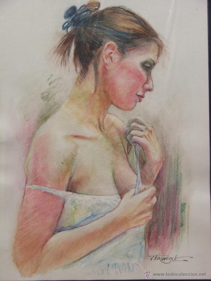 Arte: Chica vistiendose Acuarela - Foto 1