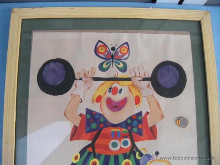 Arte: SIMP&Aacute;TICA ACUARELA DE PAYASO - Foto 5