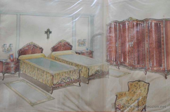Arte: acuarela dormitorio - Foto 1