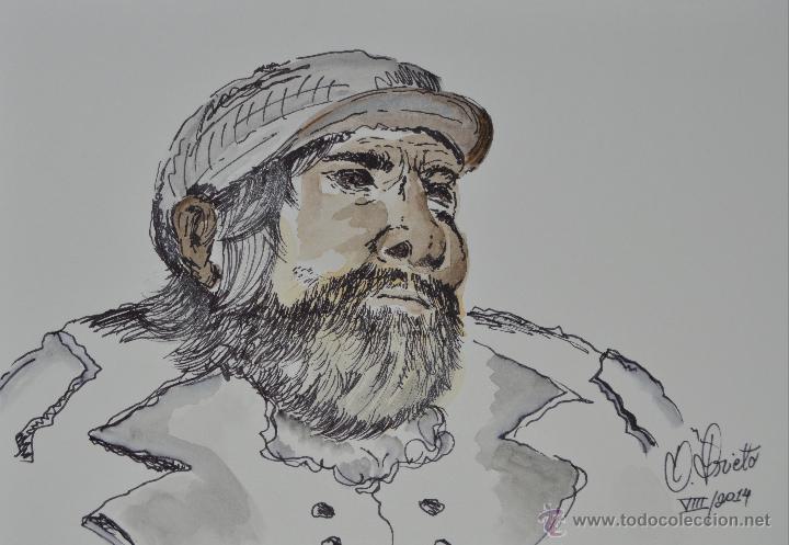 Arte: Acuarela - Marinero - Foto 1