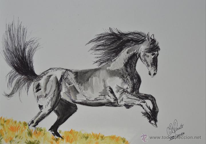 Arte: Acuarela - caballo - Foto 1