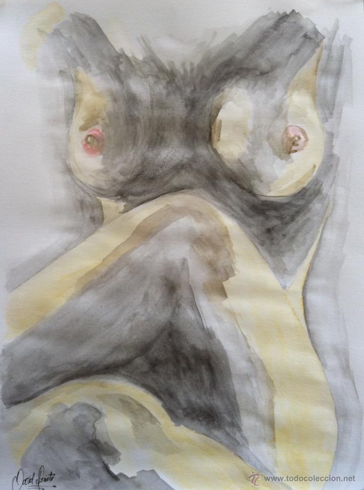 Arte: Acuarela - Busto de mujer - Foto 1