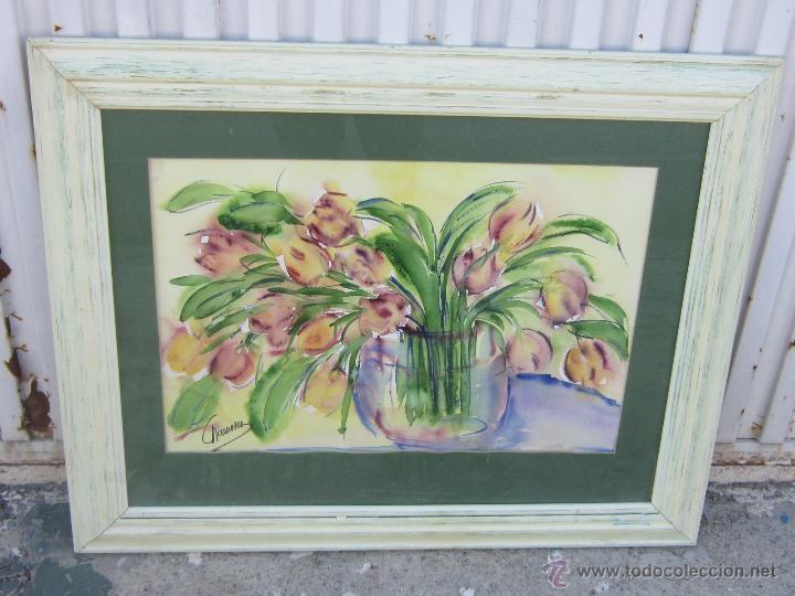 Arte: chamorro, acuarela firmada - Foto 1