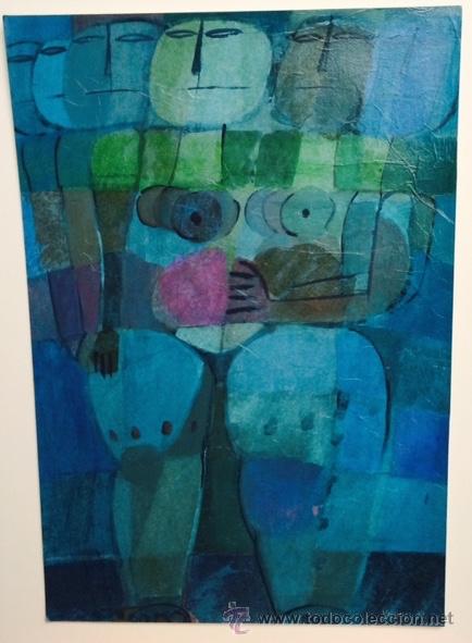 Art: Valdesaz (Jos&eacute; M.&ordf; Guti&eacute;rrez Gonz&aacute;lez, 1933 / 2007). ACUARELA Y CERAS, FIRMADO Y FECHADO, 1981.