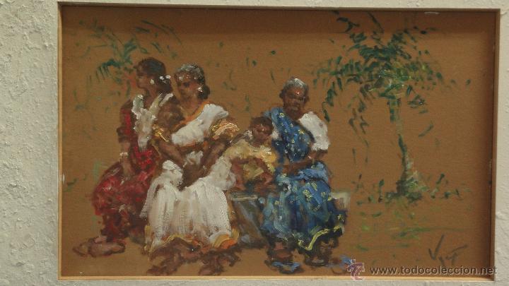 Arte: CUADRO TITULO INDIANAS FIRMADO - Foto 2