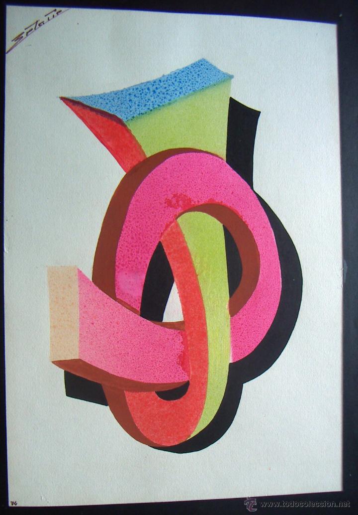 Arte: Acuarela firmada a identificar - Foto 1