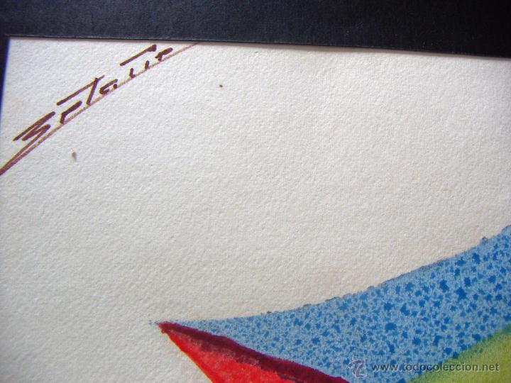 Arte: Acuarela firmada a identificar - Foto 2