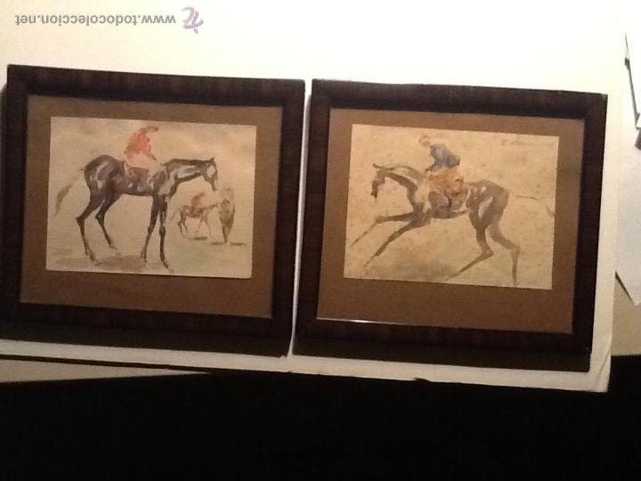 Arte: 2 aquarelas originales una de ellas firmada