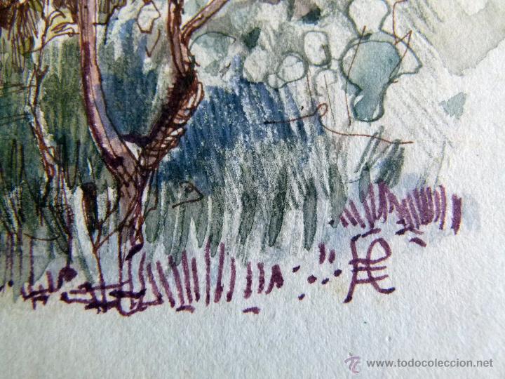 Arte: Acuarela firmada Eileen Crawfurd - Foto 3