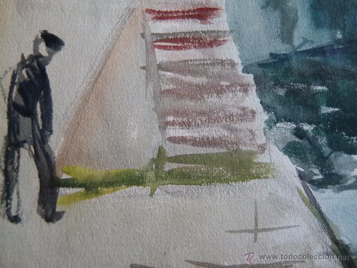Arte: Acuarela firmada Planas - Foto 3