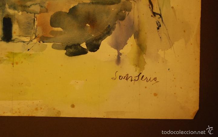 Arte: ACUARELA PINTOR JOAN SERRA - Foto 3