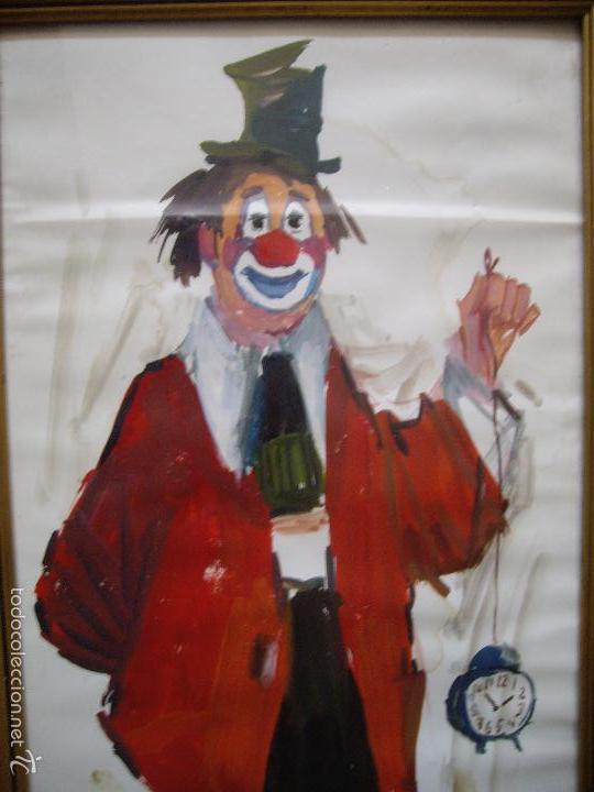 Arte: PAYASO ACUARELA J. VALDES - Foto 3