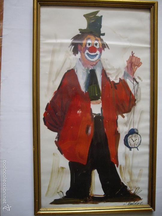 Arte: PAYASO ACUARELA J. VALDES - Foto 4