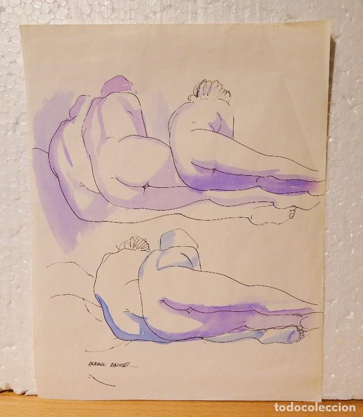 Kunst: BALCELLS DIBUJO FIRMADO ORIGINAL