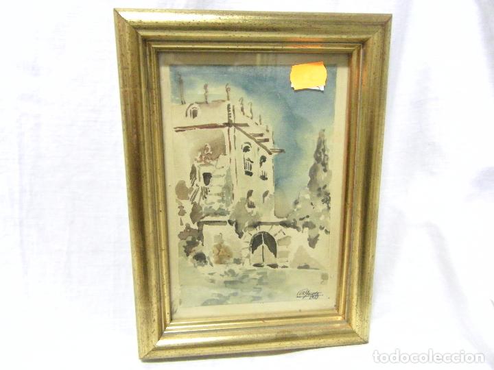 Arte: ACUARELA A&Ntilde;O 1933 FIRMADA