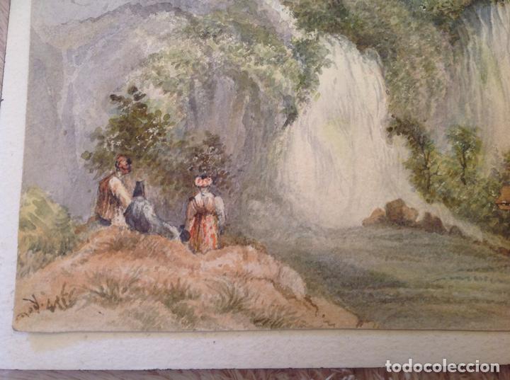 Arte: An&oacute;nimo. Las cascadas. - Foto 2