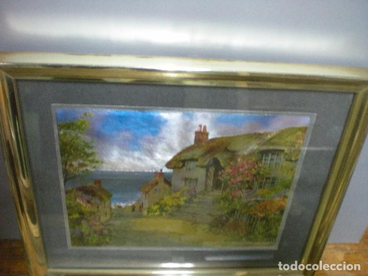 Arte: casa junto al mar, marco con cristal - Foto 2