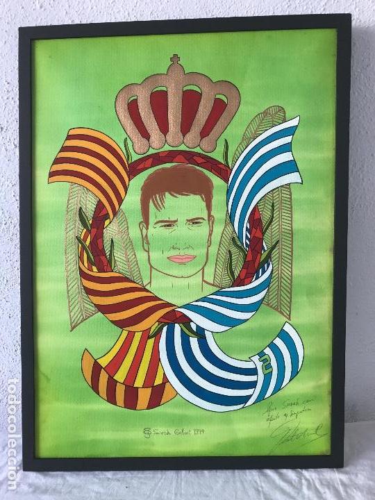 Arte: RETRATO DE CRIST&Oacute;BAL JUGADOR DEL RCD.ESPA&Ntilde;OL, EXPUESTO EN EL PALCO. 1997.