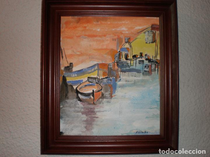 Arte: BARCAS,31 X 26,5 CMS,ACUARELA &iexcl;&iexcl;&iexcl;&iexcl;&iexcl;&iexcl; ENMARCADO &iexcl;&iexcl;&iexcl;&iexcl;&iexcl; - Foto 1