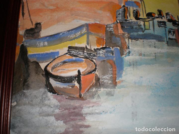 Arte: BARCAS,31 X 26,5 CMS,ACUARELA &iexcl;&iexcl;&iexcl;&iexcl;&iexcl;&iexcl; ENMARCADO &iexcl;&iexcl;&iexcl;&iexcl;&iexcl; - Foto 2